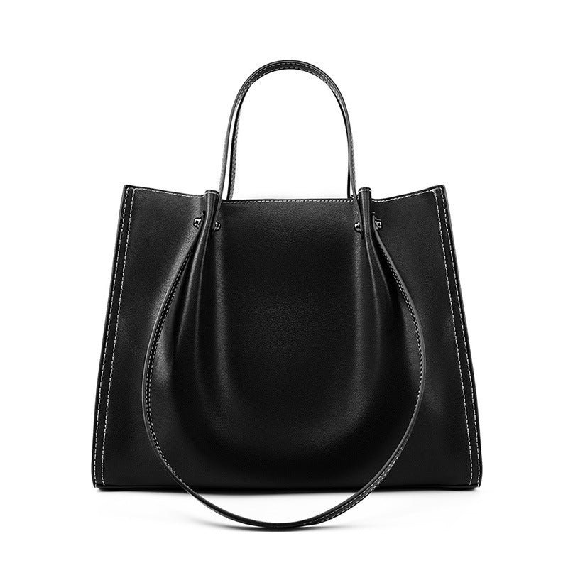 Women's Bag Autumn And Winter One Shoulder Genuine Leather Large Capacity Commuter High-grade Portable